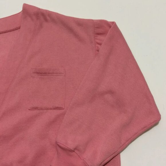 Justin Allen Xtra Womens Cardigan Sweater Size 44/24W Pink Long Sleeve - Picture 9 of 12